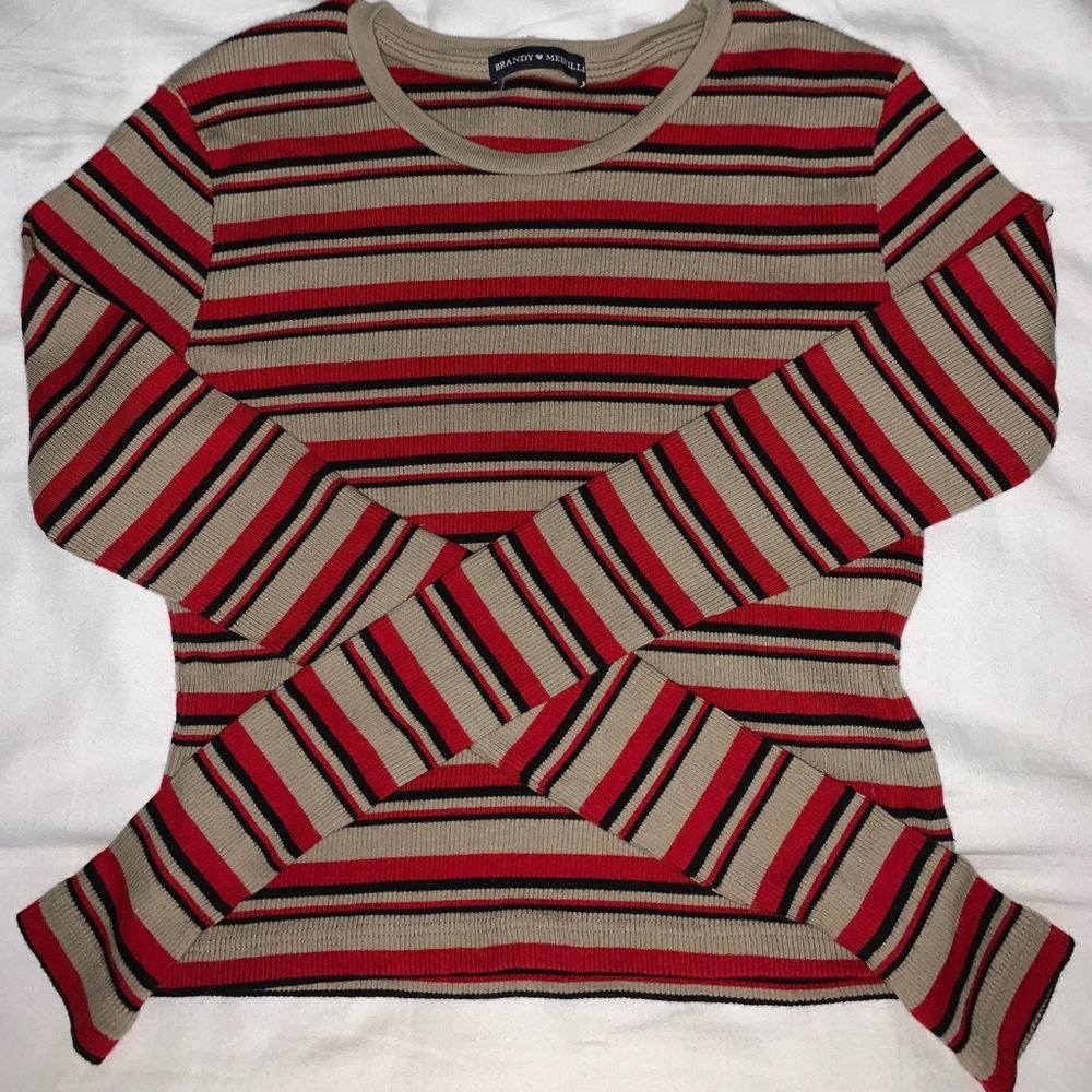 long sleeve crop top